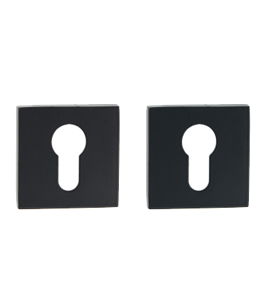 Накладки на ключевой цилиндр Накладка под цилиндр TANDOOR TDAL ET-03 slim BLACK 